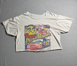 CUT to crop Jeff Gordon 24 NASCAR 1999 Pure Power Winning Desire Vintage Sz L XL